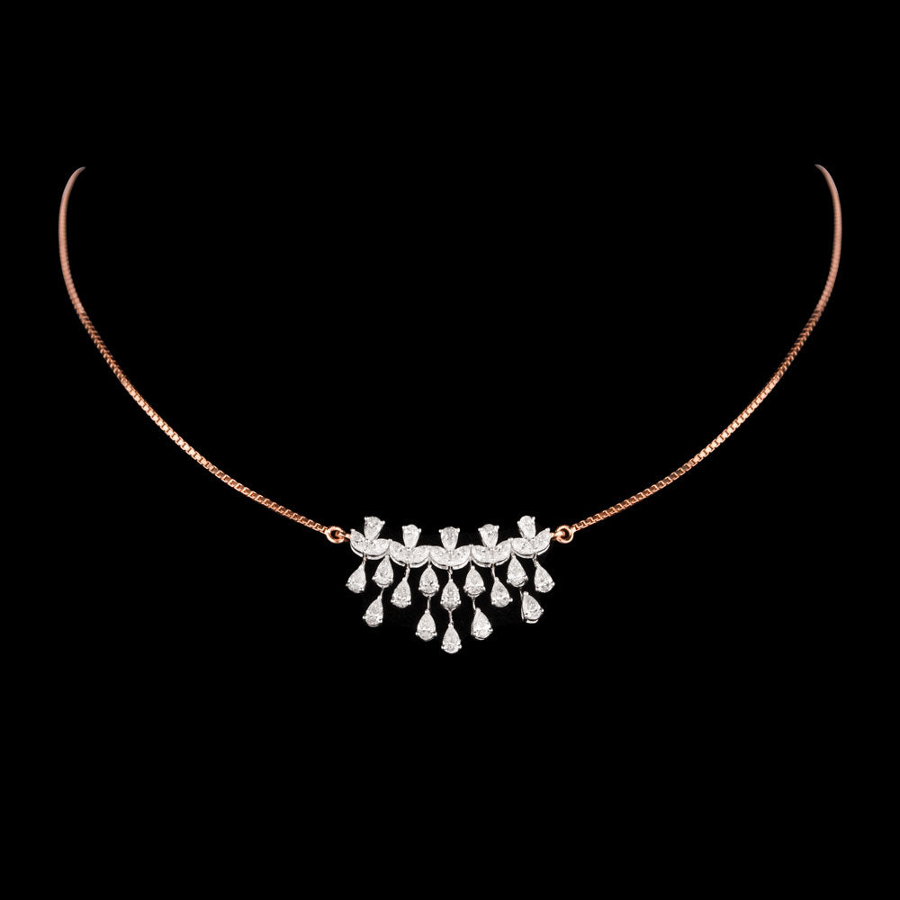 18K Two Tone Gold Diamond Jewellery - 1.796ct VVS-VS-EF