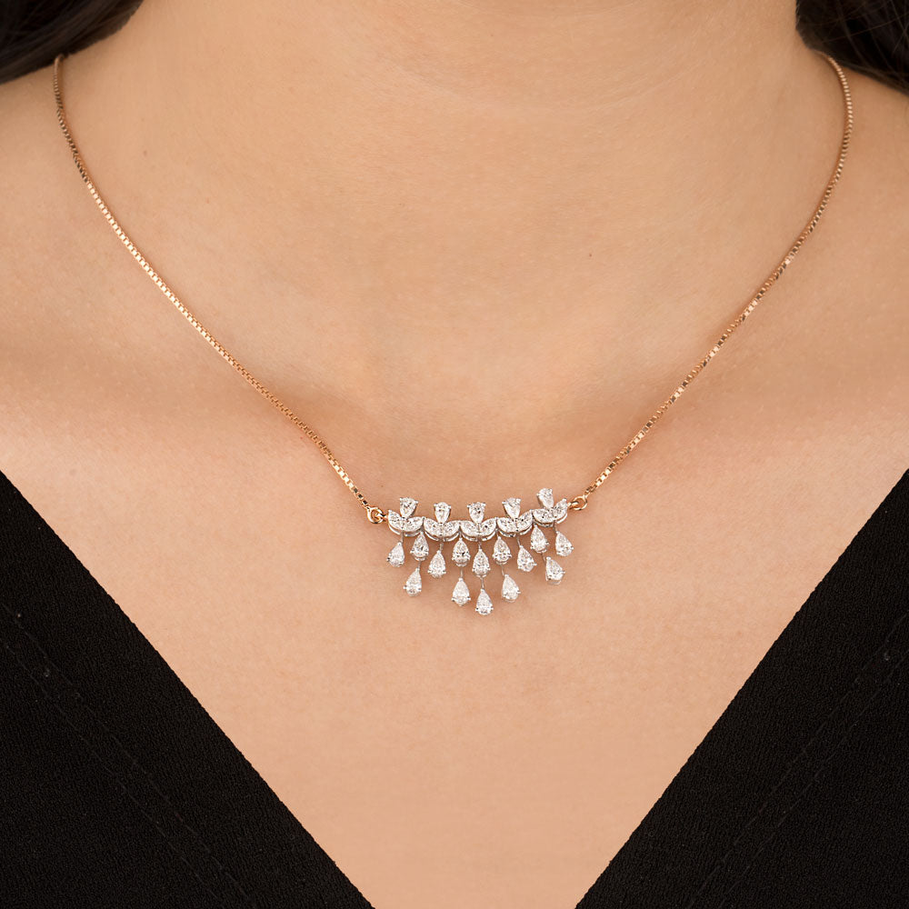 18K Two Tone Gold Diamond Jewellery - 1.796ct VVS-VS-EF