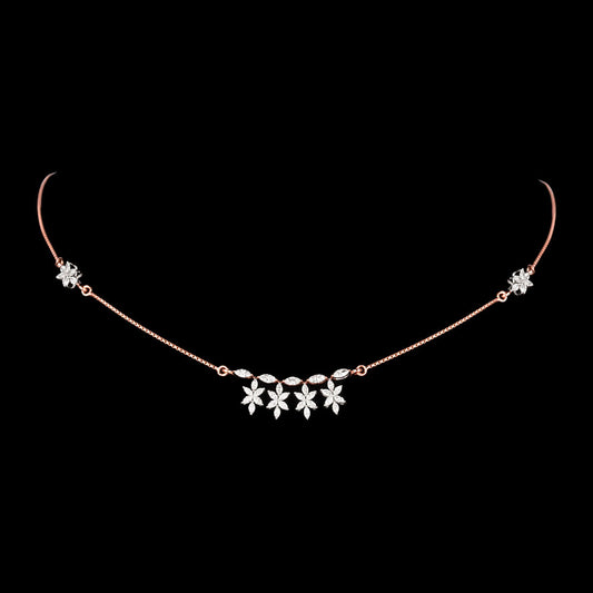 18K Rose Gold Diamond Jewellery - 1.704ct VVS-EF