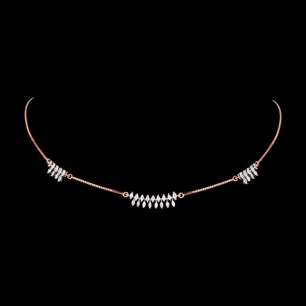 18K Two Tone Gold Diamond Jewellery - 0.789ct VVS-VS-EF