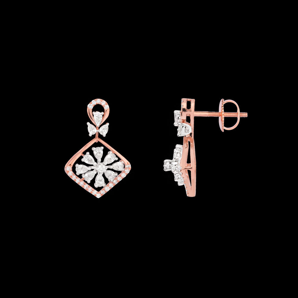 18K Two Tone Gold Diamond Jewellery - 1.025ct VVS-EF