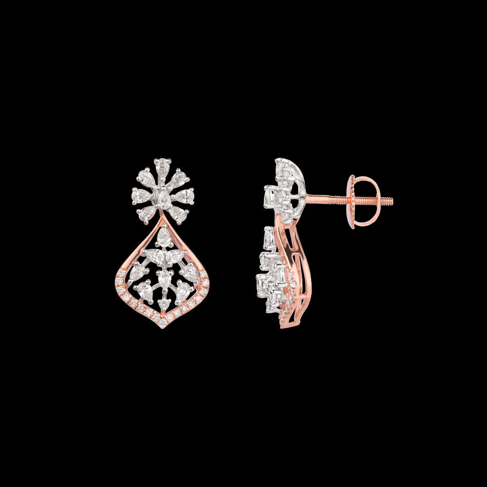 18K Two Tone Gold Diamond Jewellery - 1.016ct VVS-EF