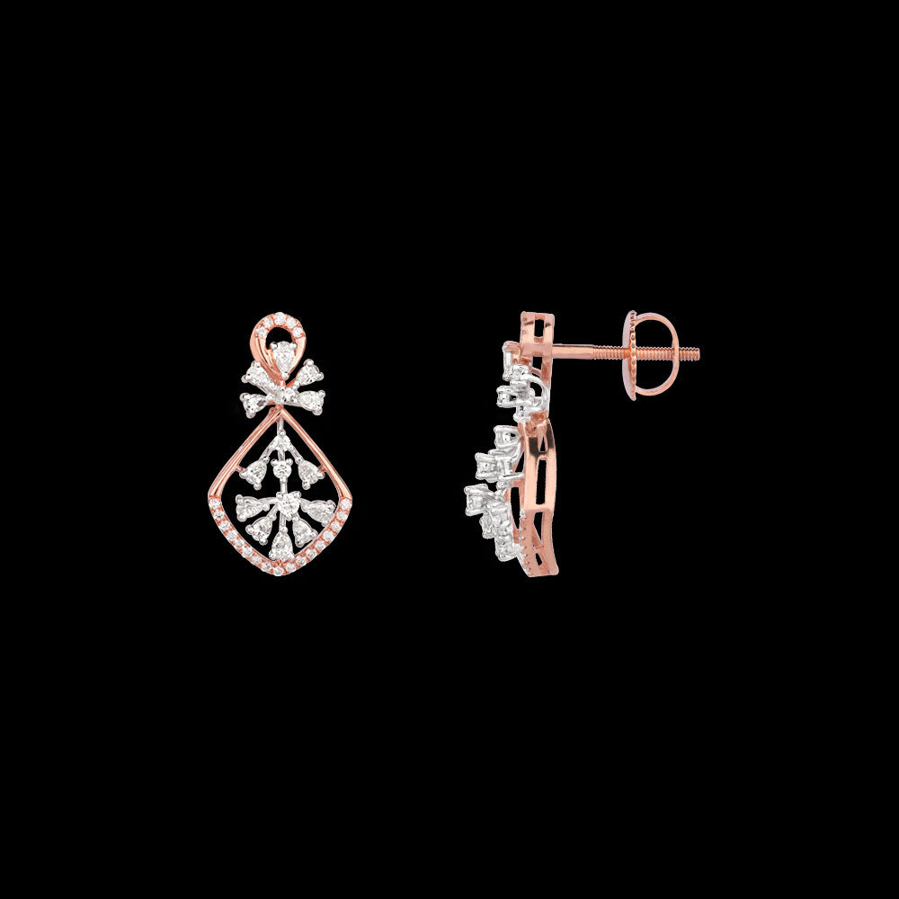 18K Two Tone Gold Diamond Jewellery - 1.026ct VVS-EF