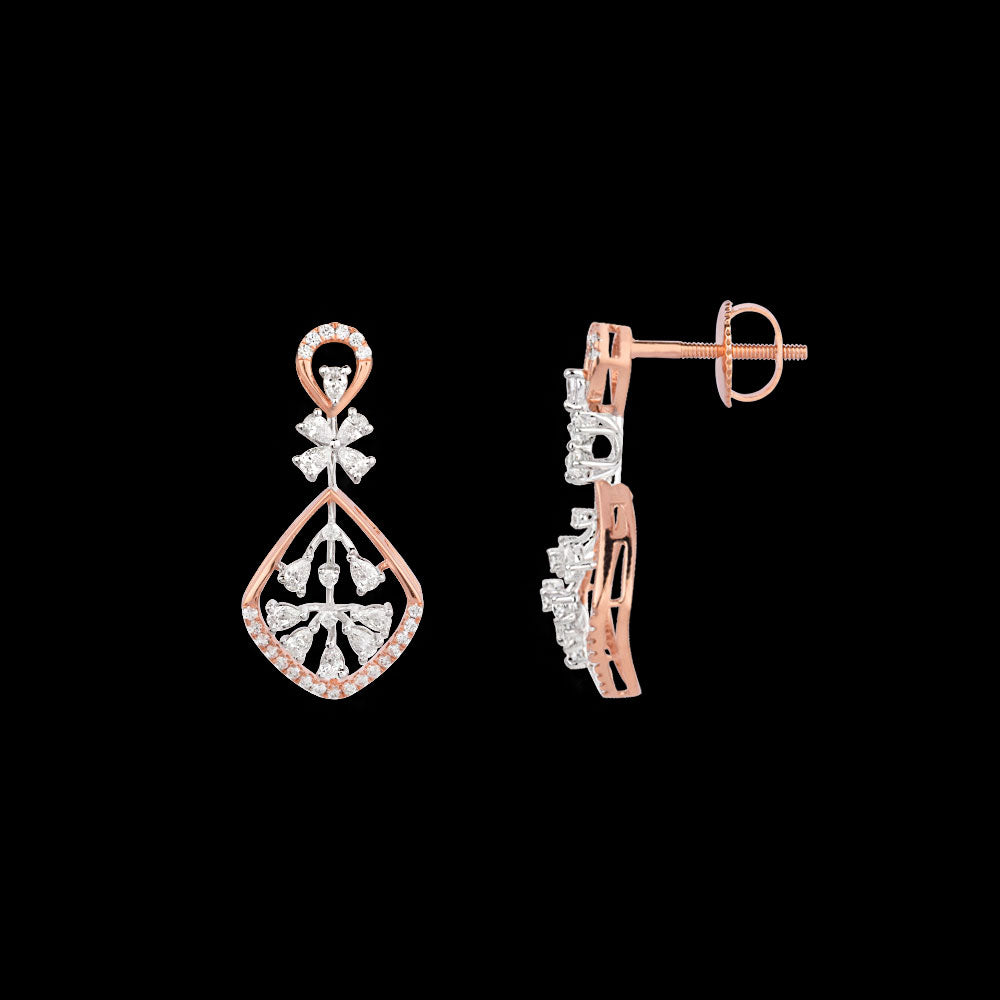 18K Two Tone Gold Diamond Jewellery - 0.863ct VVS-EF