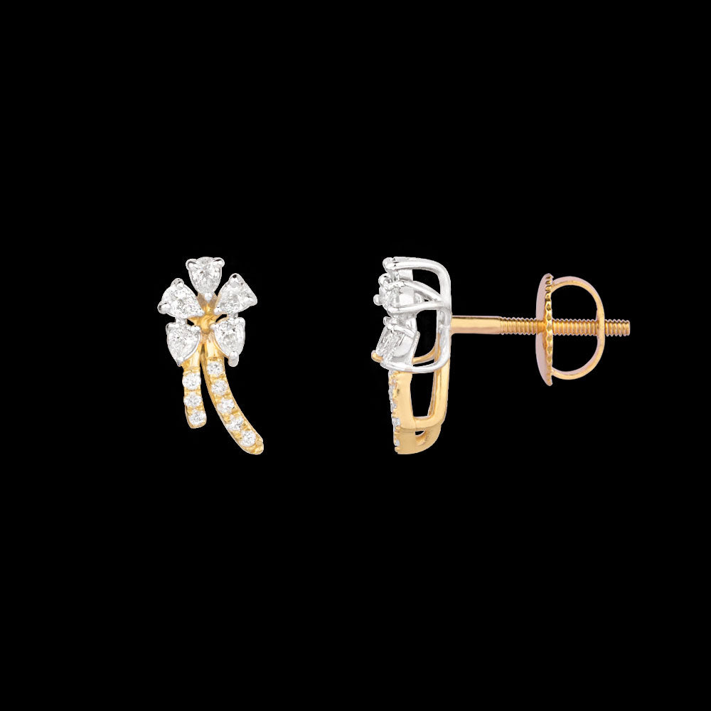 18K Two Tone Gold Diamond Jewellery - 0.349ct VVS-EF