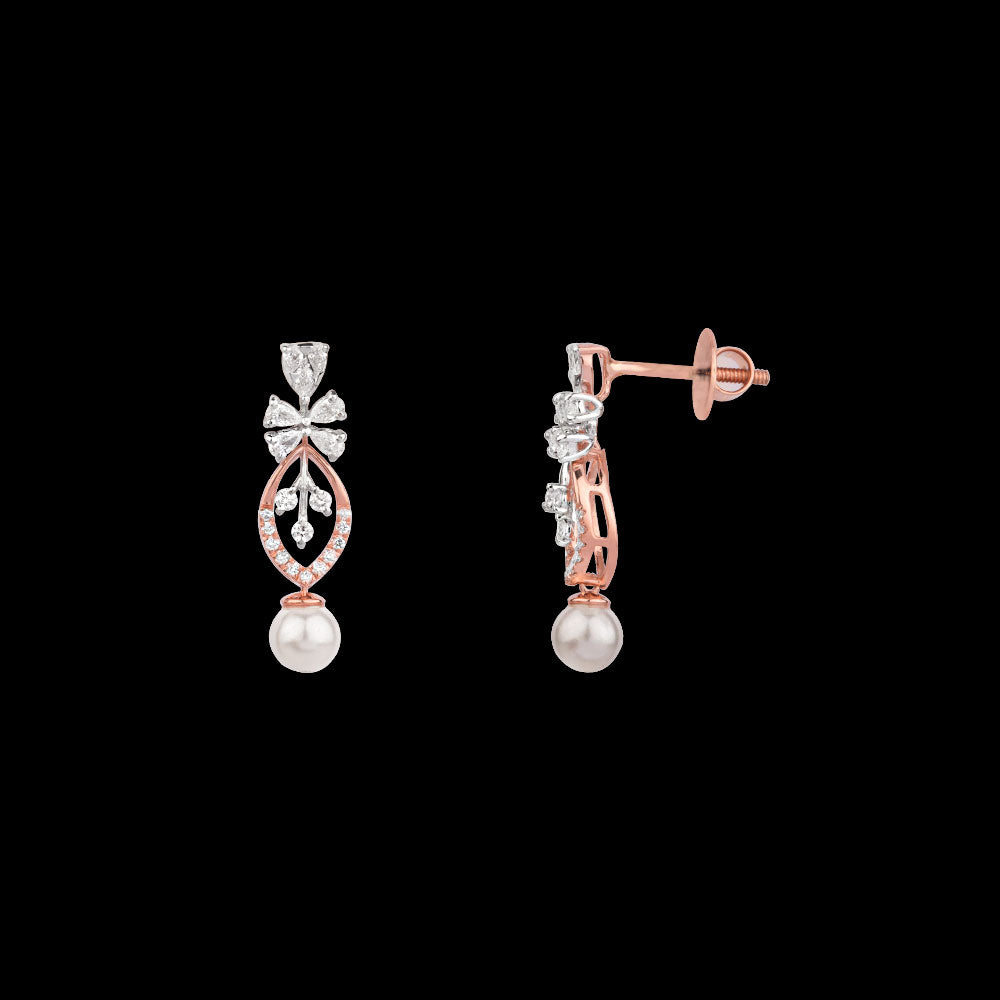 18K Two Tone Gold Diamond Jewellery - 0.577ct VVS-EF with Colour Stones