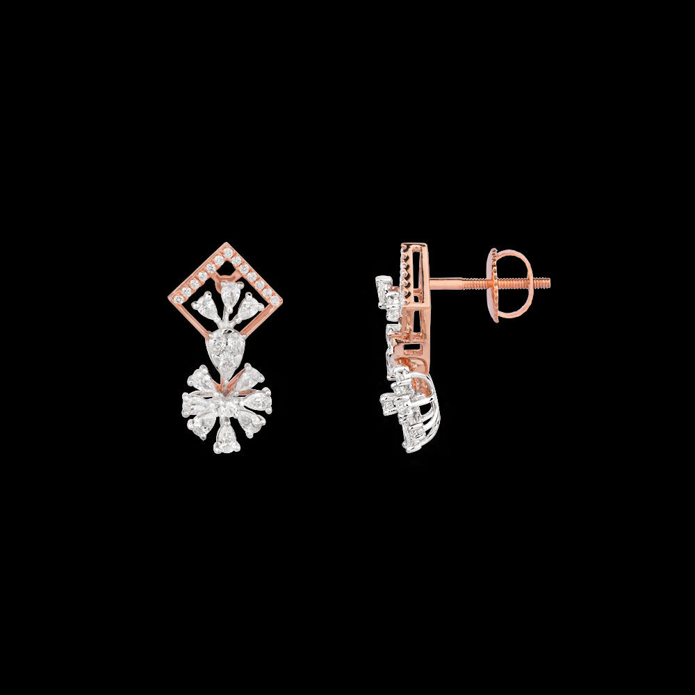 18K Two Tone Gold Diamond Jewellery - 1.165ct VVS-EF