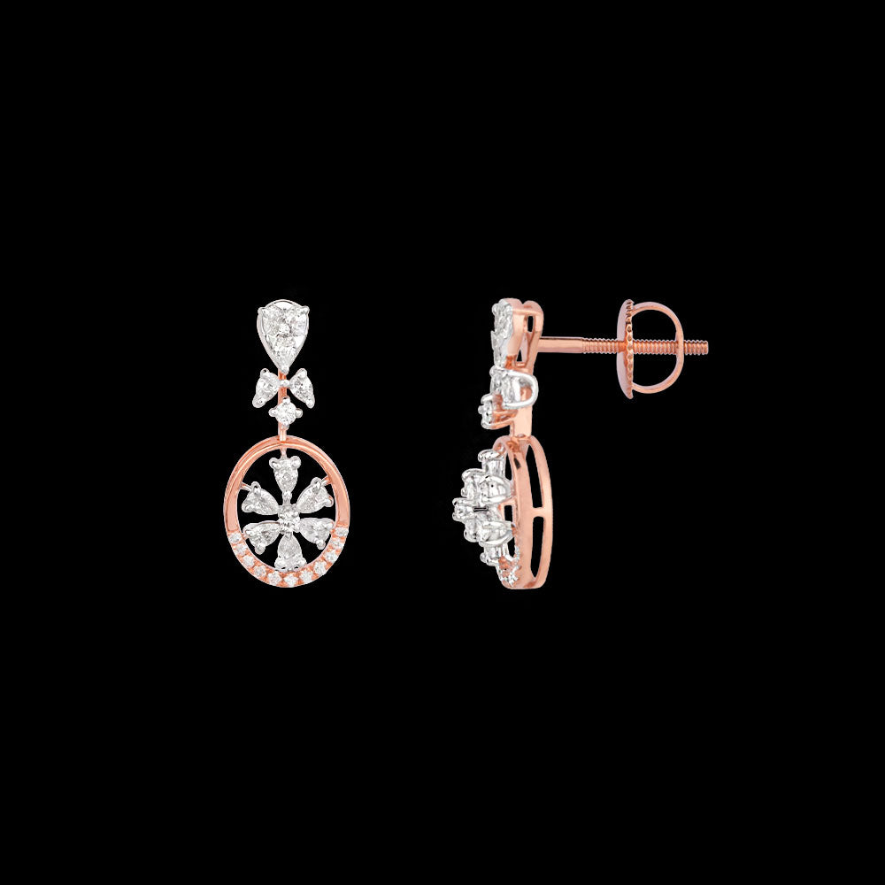 18K Two Tone Gold Diamond Jewellery - 0.959ct VVS-EF