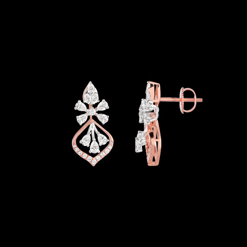 18K Two Tone Gold Diamond Jewellery - 1.132ct VVS-EF