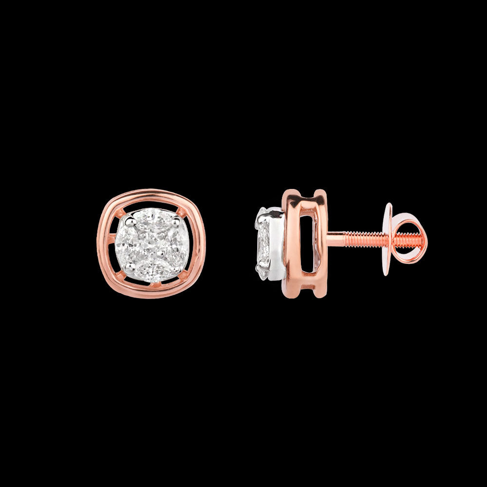 18K Two Tone Gold Diamond Jewellery - 0.223ct VVS-VS-EF