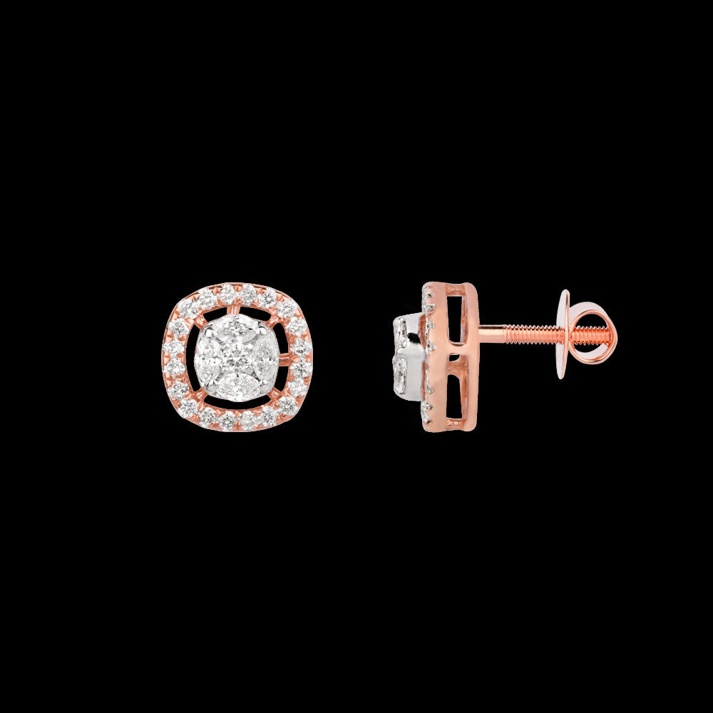 18K Rose Gold Diamond Jewellery - 0.44ct VVS-VS-FG