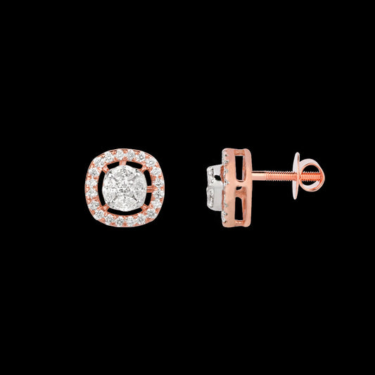 18K Rose Gold Diamond Jewellery - 0.44ct VVS-VS-FG