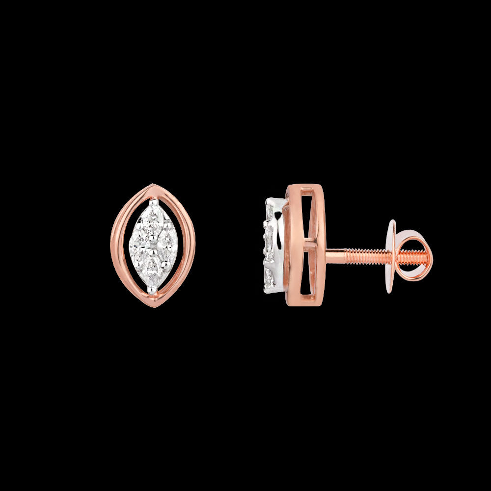 18K Two Tone Gold Diamond Jewellery - 0.198ct VVS-VS-EF