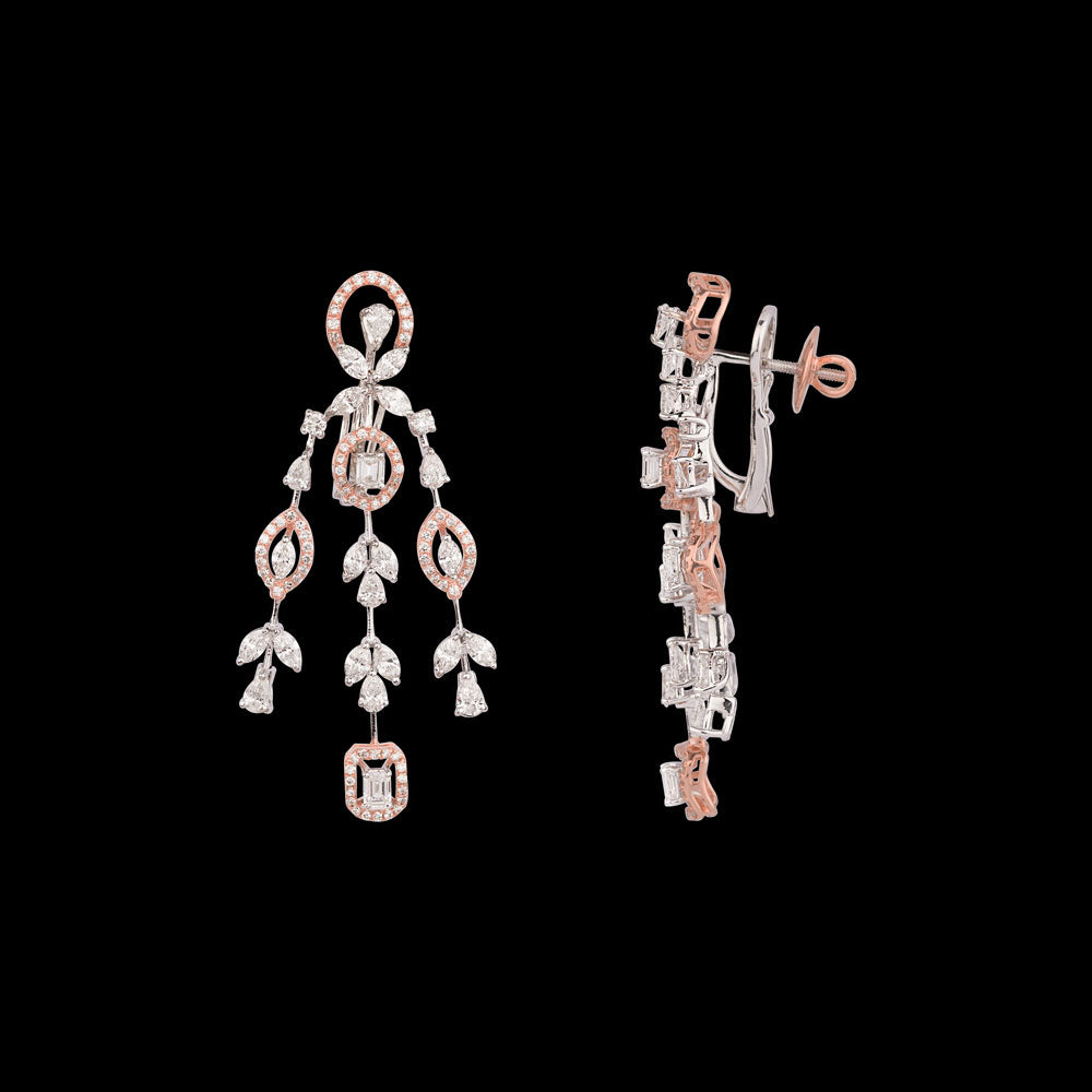 18K Two Tone Gold Diamond Jewellery - 4.736ct VVS-VS-GH