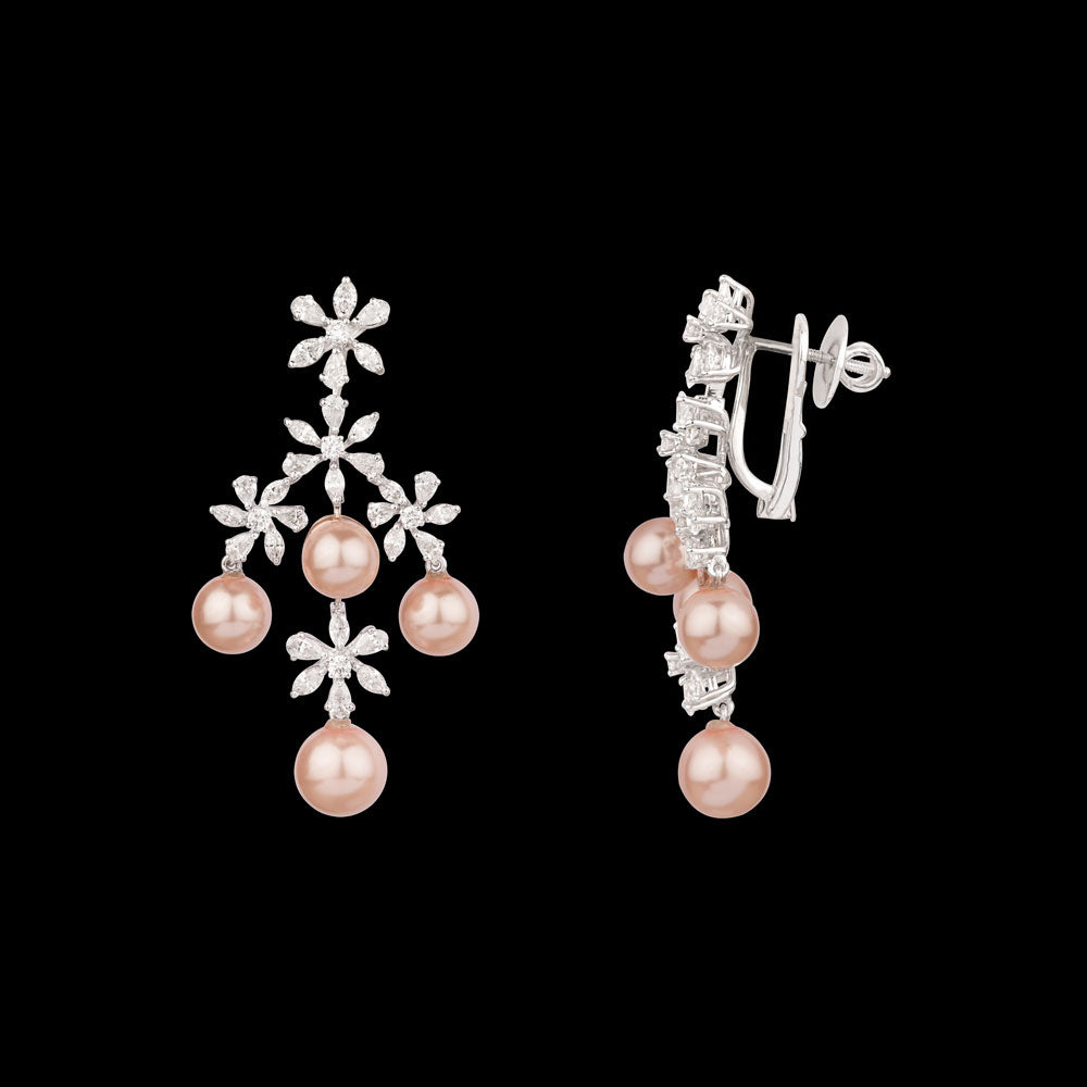 18K Two Tone Gold Diamond Jewellery - 2.943ct VVS-VS-GH with Colour Stones