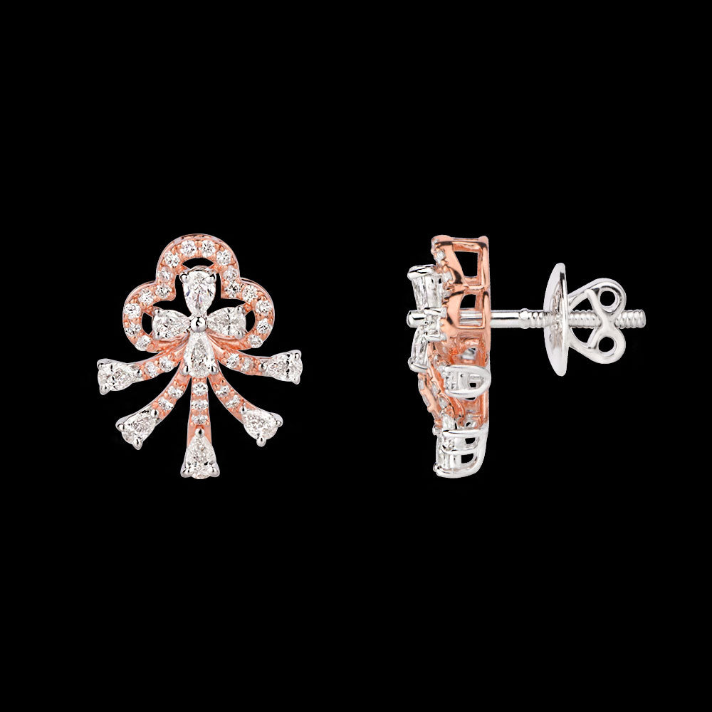 18K Two Tone Gold Diamond Jewellery - 1.055ct VS-SI-EF
