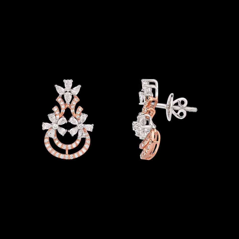 18K Two Tone Gold Diamond Jewellery - 1.546ct VS-SI-EF