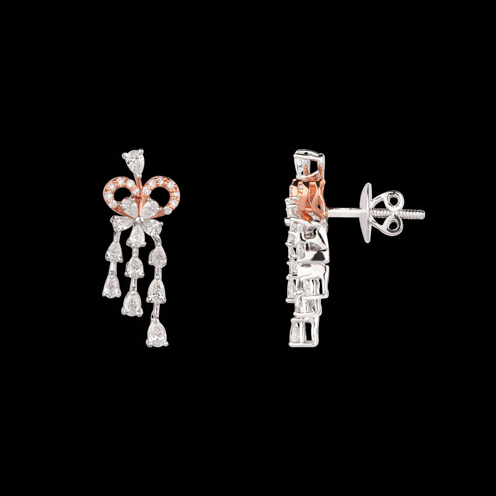 18K Two Tone Gold Diamond Jewellery - 1.296ct VS-SI-EF