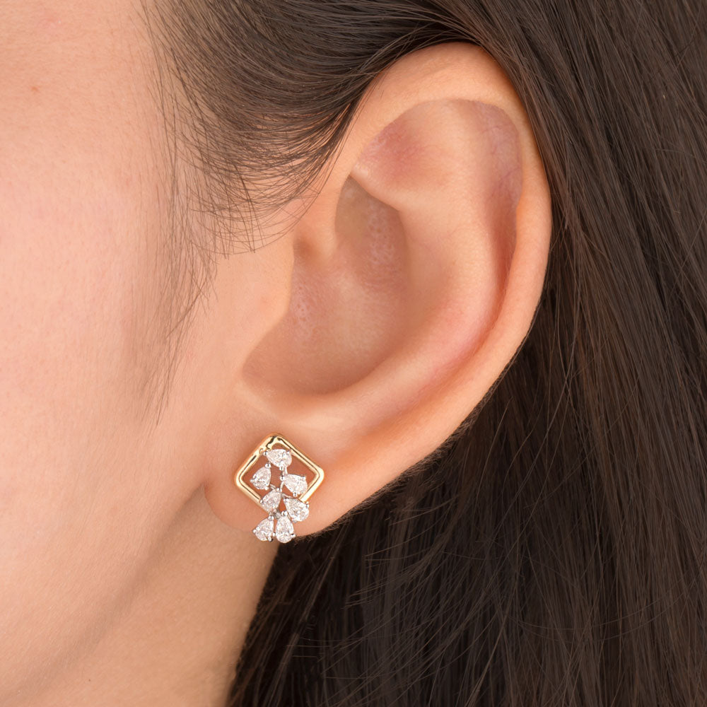 18K Two Tone Gold Diamond Jewellery - 0.707ct VVS-VS-EF