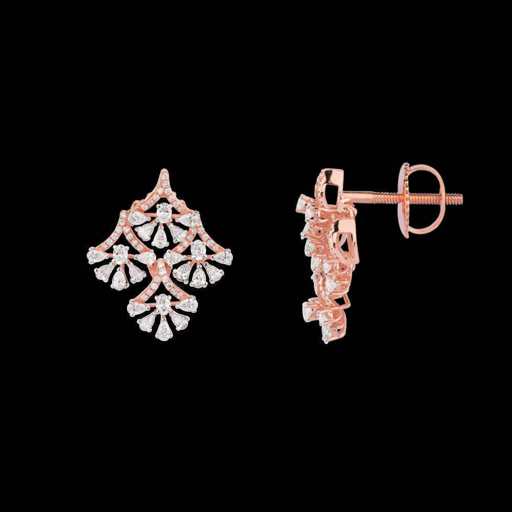 18K Two Tone Gold Diamond Jewellery - 3.189ct VVS-EF