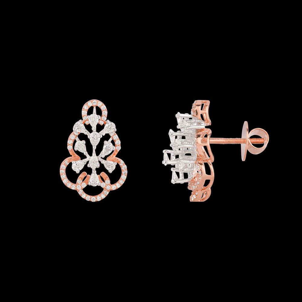 18K Two Tone Gold Diamond Jewellery - 1.066ct VS-SI-EF