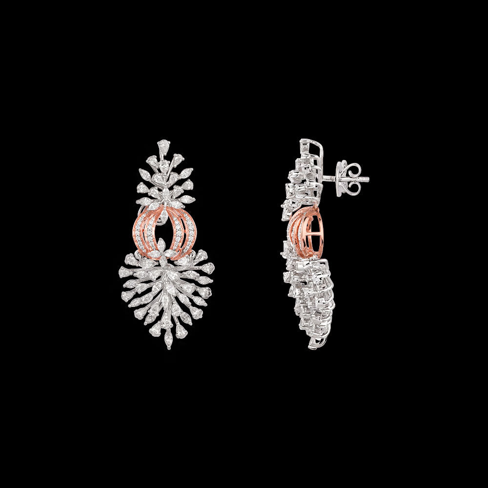 18K Two Tone Gold Diamond Jewellery - 3.65ct VVS-EF