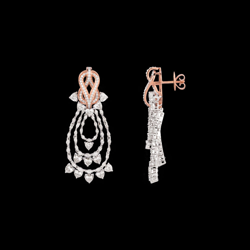 18K Two Tone Gold Diamond Jewellery - 7.83ct VVS-EF