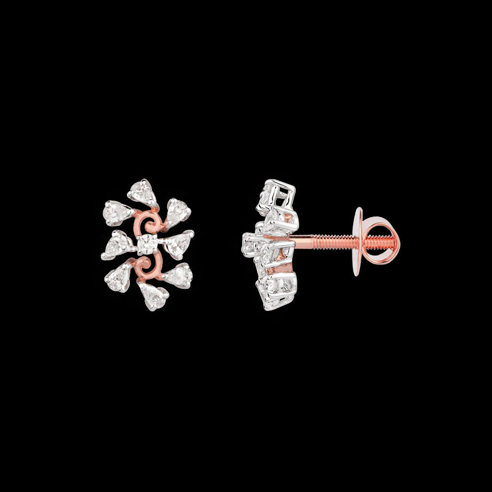 18K Two Tone Gold Diamond Jewellery - 0.72ct VVS-EF