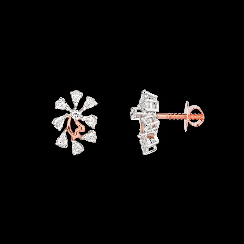 18K Two Tone Gold Diamond Jewellery - 0.695ct VVS-EF