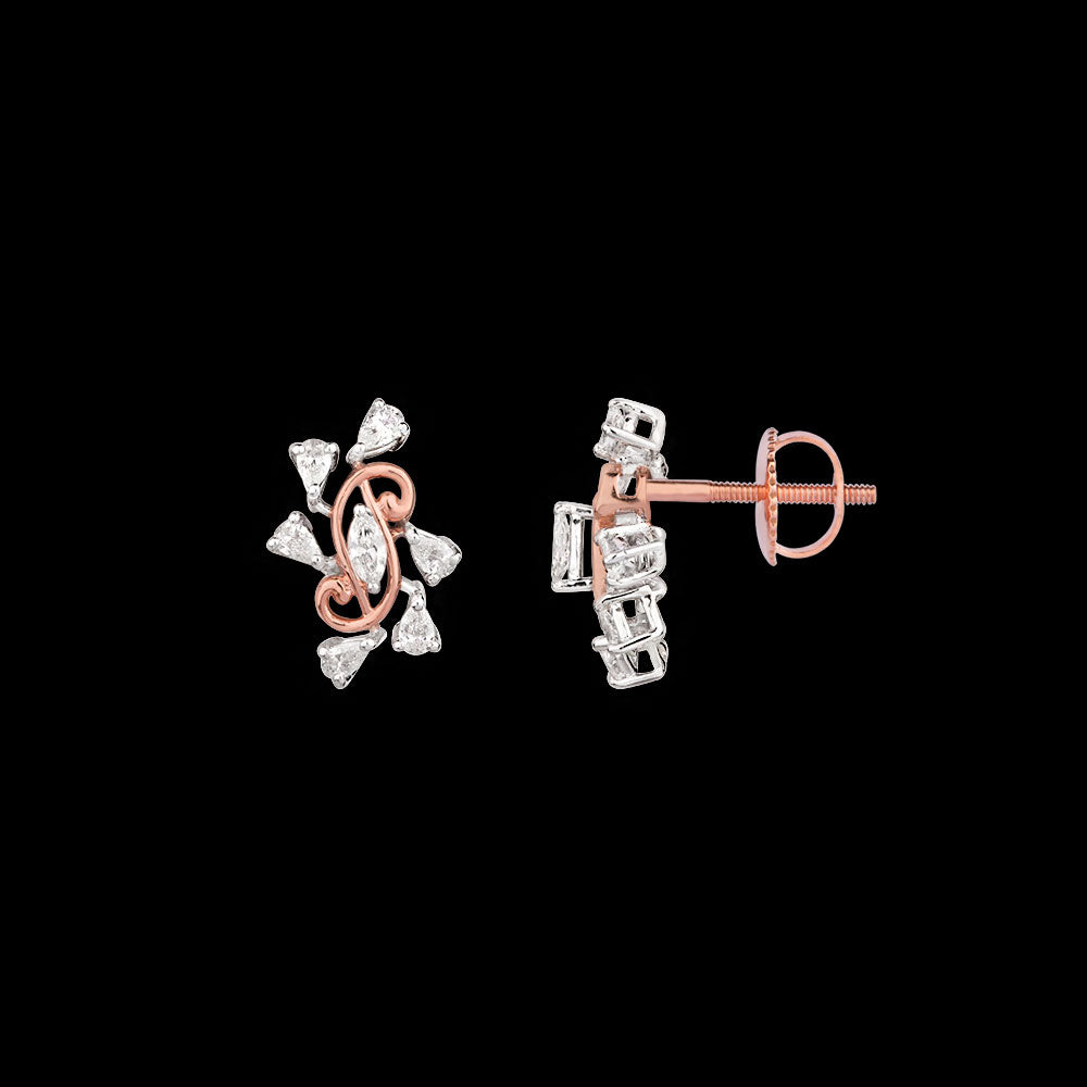 18K Two Tone Gold Diamond Jewellery - 0.385ct VVS-VS-EF