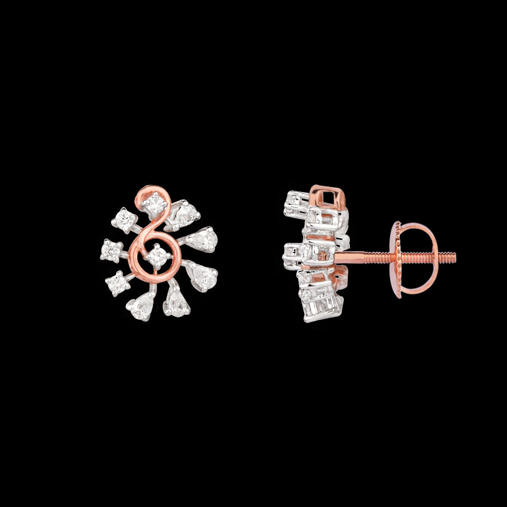 18K Two Tone Gold Diamond Jewellery - 0.63ct VVS-EF