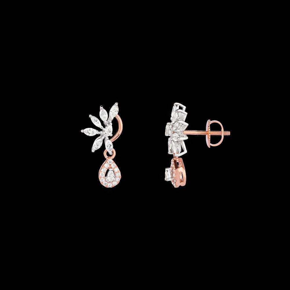 18K Two Tone Gold Diamond Jewellery - 0.63ct VVS-EF