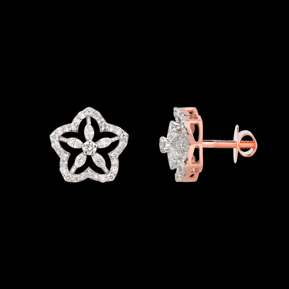 18K Two Tone Gold Diamond Jewellery - 0.6ct VVS-EF