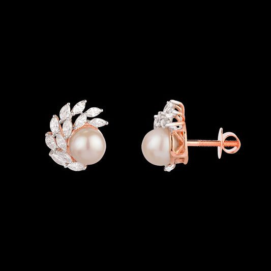 18K Rose Gold Diamond Jewellery - 0.935ct VVS-EF with Colour Stones