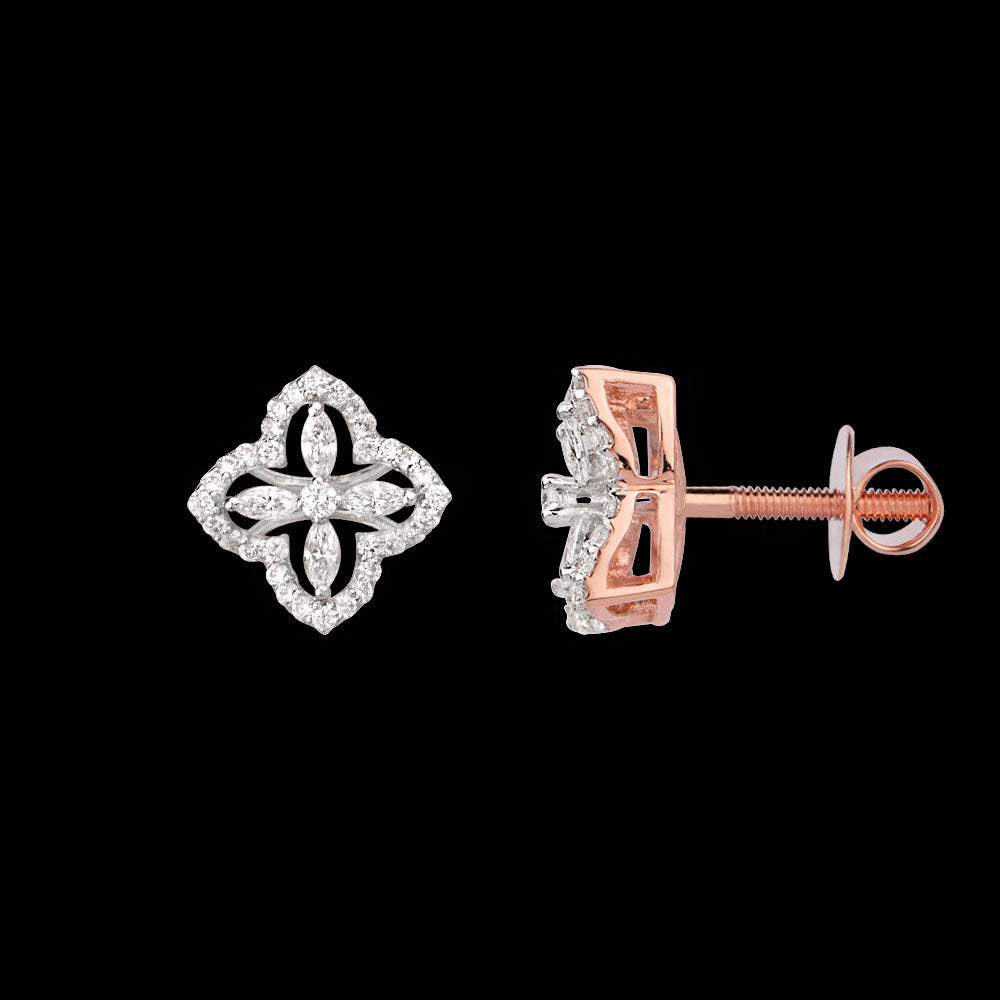 18K Two Tone Gold Diamond Jewellery - 0.58ct VVS-VS-EF
