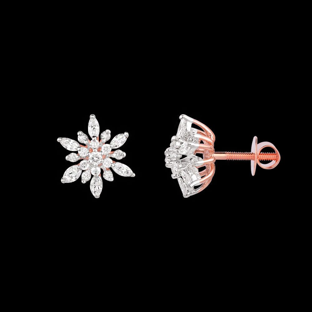 18K Two Tone Gold Diamond Jewellery - 0.88ct VVS-VS-EF