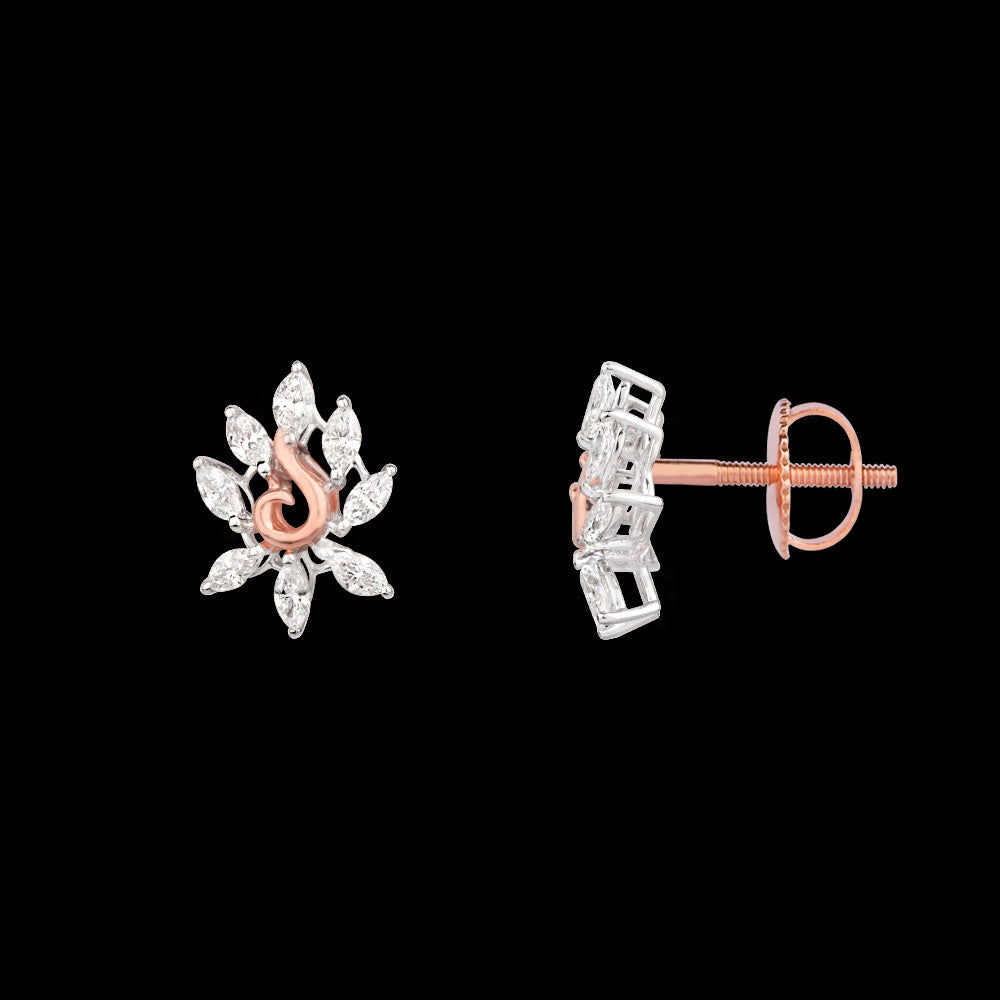 18K Two Tone Gold Diamond Jewellery - 0.76ct VVS-EF