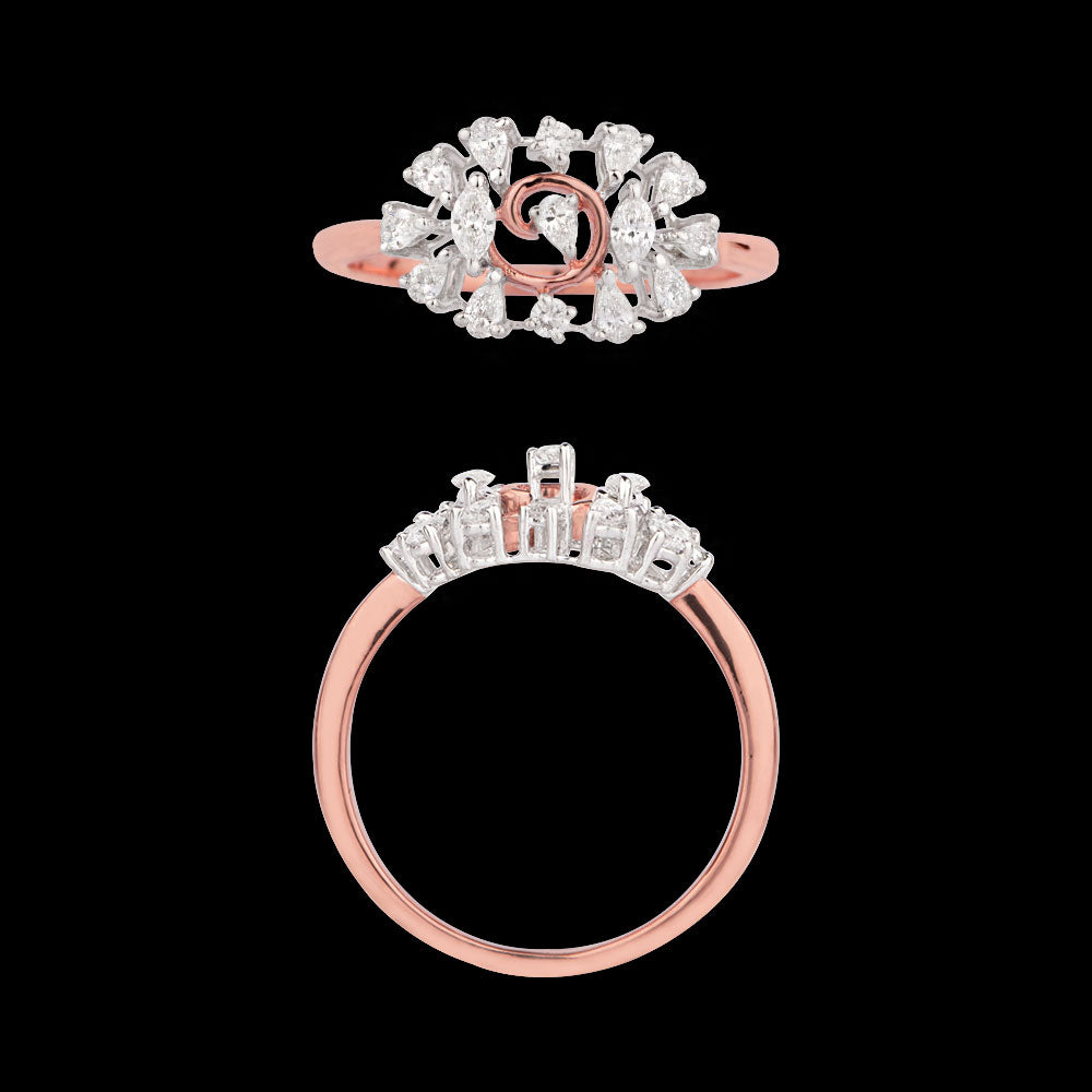 18K Two Tone Gold Diamond Jewellery - 0.65ct VVS-EF