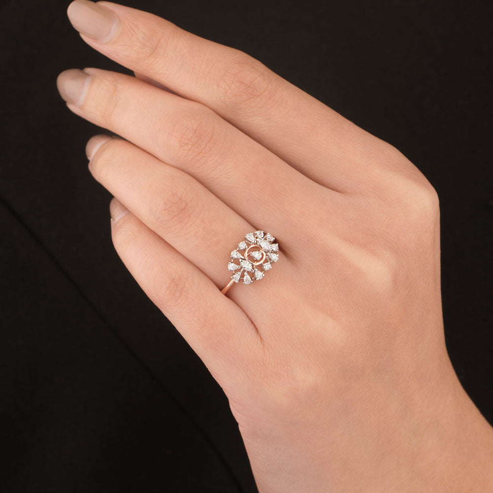 18K Two Tone Gold Diamond Jewellery - 0.65ct VVS-EF