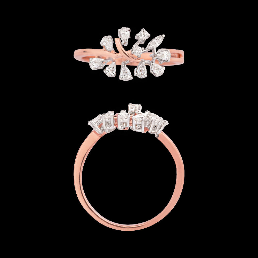 18K Two Tone Gold Diamond Jewellery - 0.43ct VVS-EF