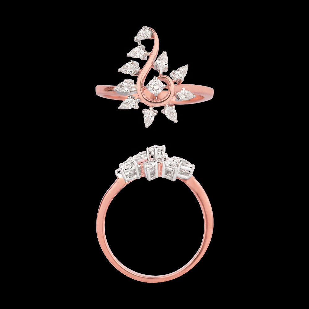 18K Two Tone Gold Diamond Jewellery - 0.36ct VVS-EF