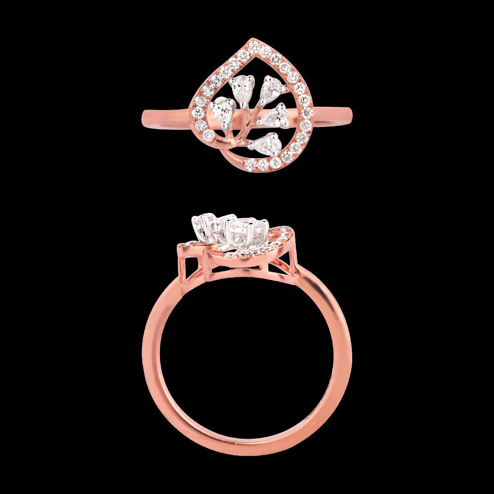 18K Two Tone Gold Diamond Jewellery - 0.29ct VVS-EF