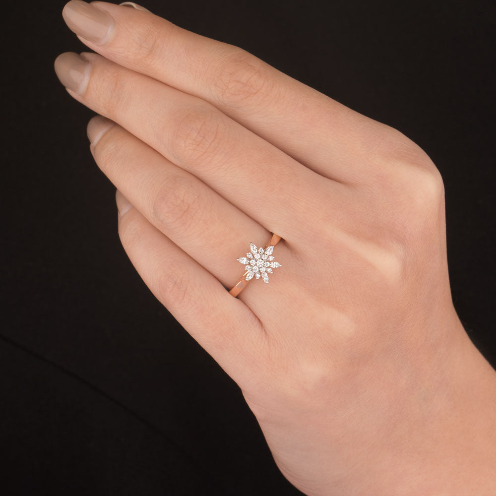 18K Two Tone Gold Diamond Jewellery - 0.44ct VVS-EF