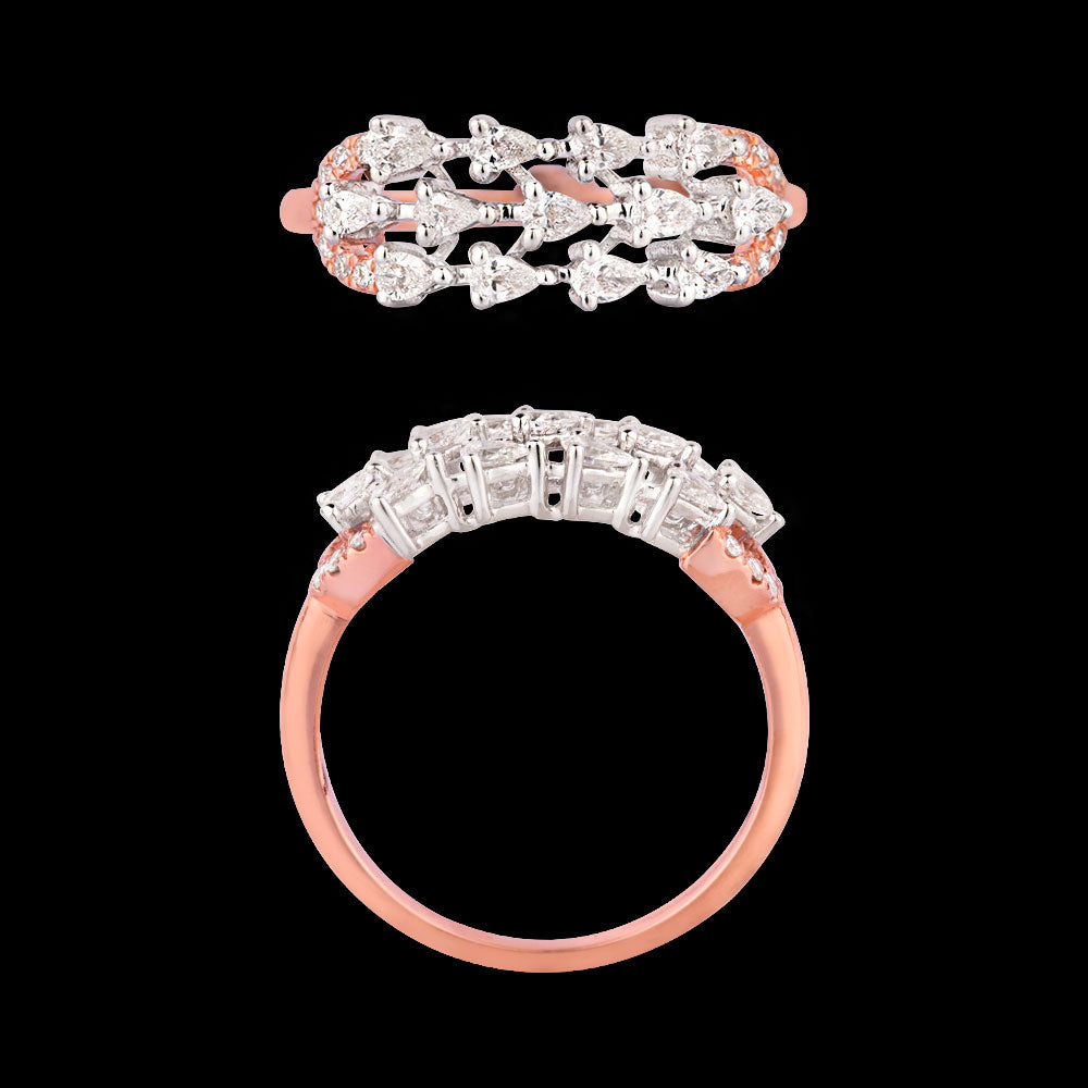 18K Two Tone Gold Diamond Jewellery - 0.535ct VVS-EF