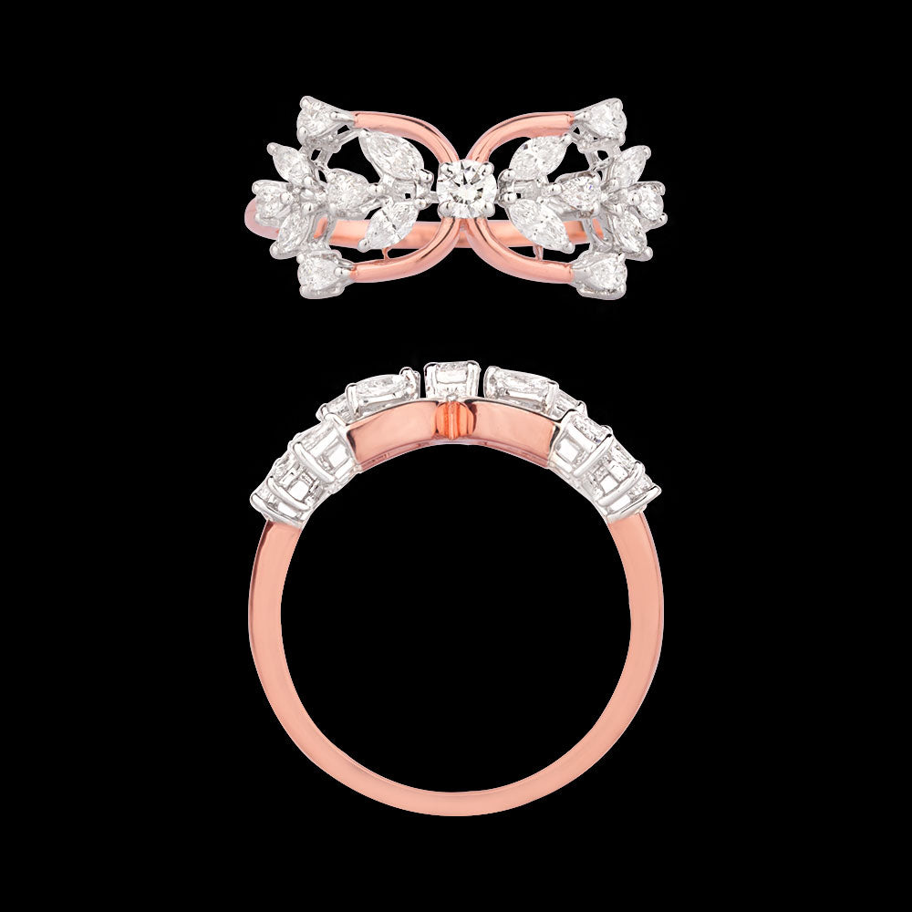 18K Two Tone Gold Diamond Jewellery - 0.535ct VVS-EF