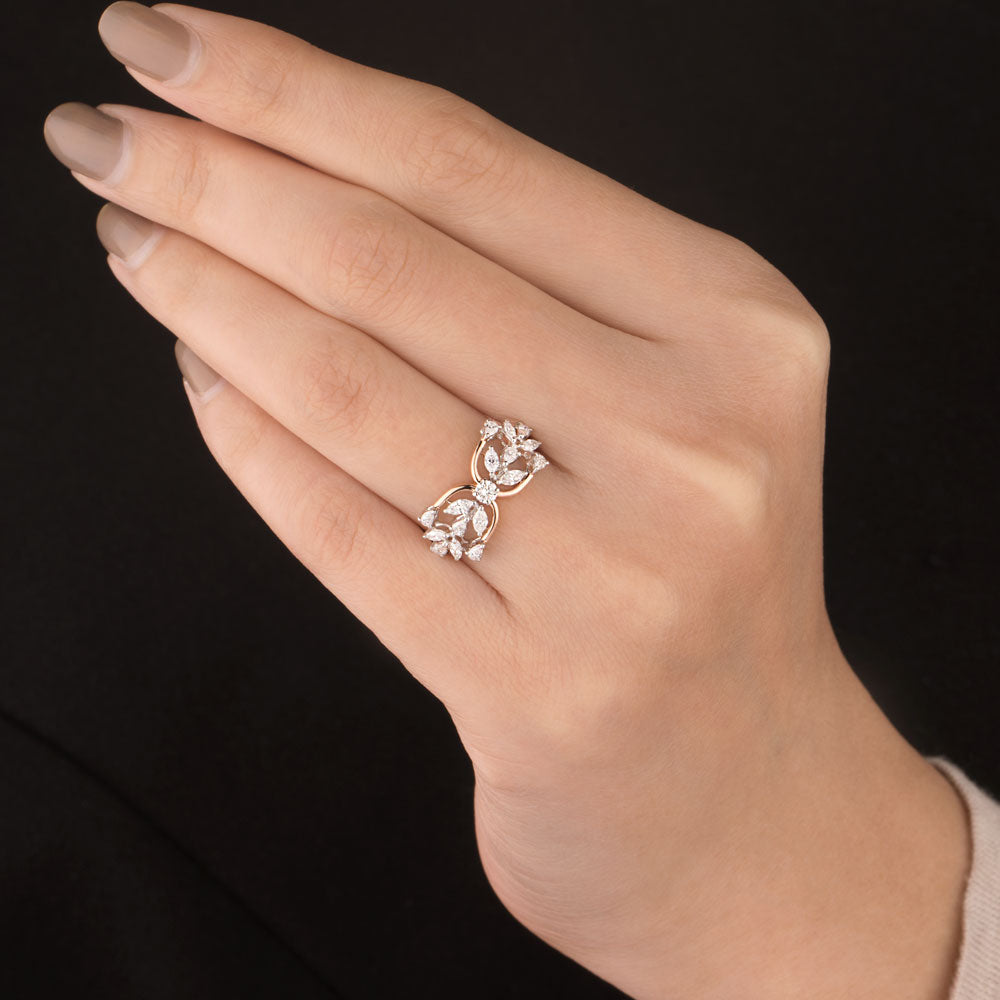 18K Two Tone Gold Diamond Jewellery - 0.535ct VVS-EF