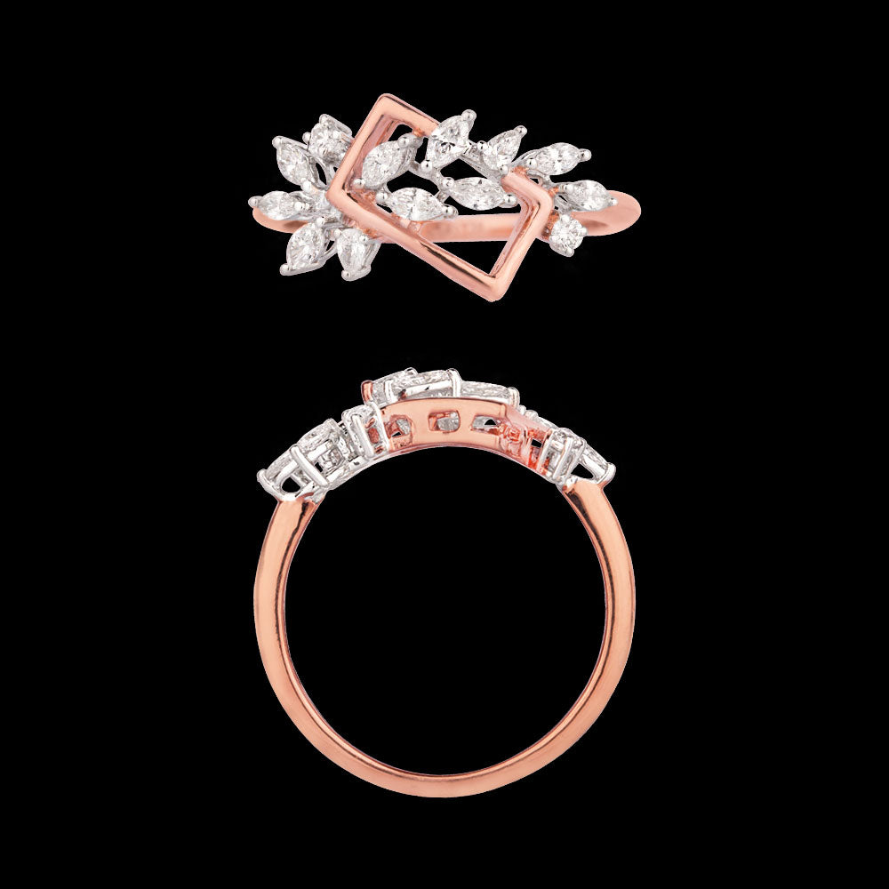18K Two Tone Gold Diamond Jewellery - 0.45ct VVS-EF