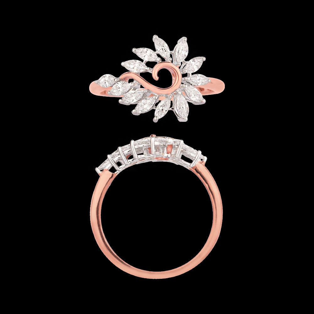 18K Two Tone Gold Diamond Jewellery - 0.55ct VVS-EF