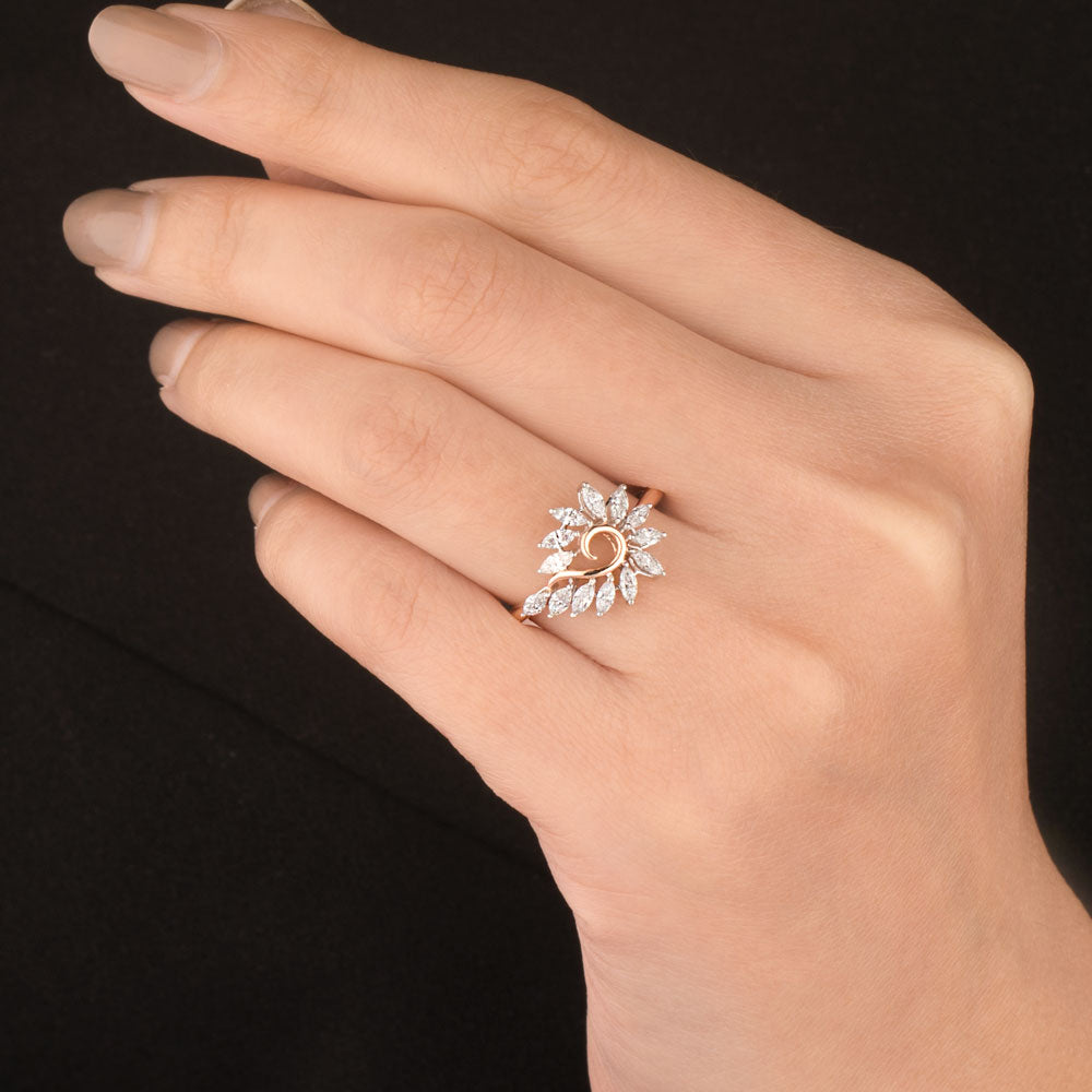 18K Two Tone Gold Diamond Jewellery - 0.55ct VVS-EF
