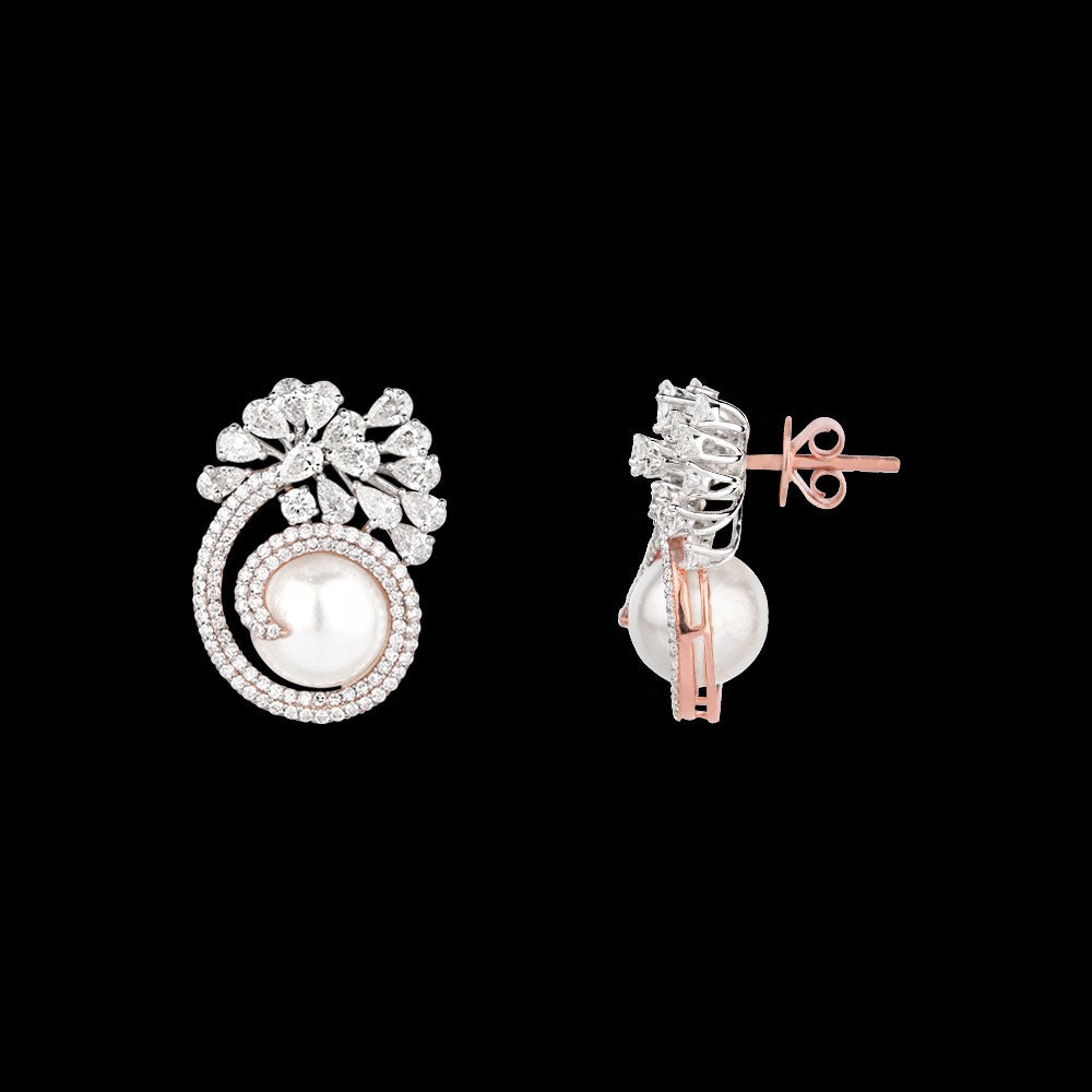 18K Two Tone Gold Diamond Jewellery - 3.277ct VVS-VS-EF with Colour Stones